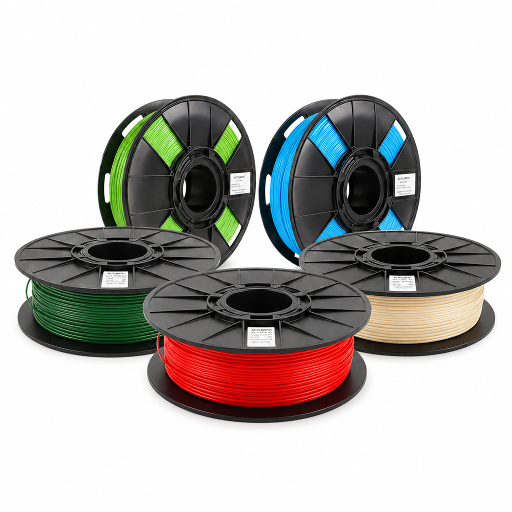 5KG - Filamento ABS Premium 1.75mm AMPER 3D -