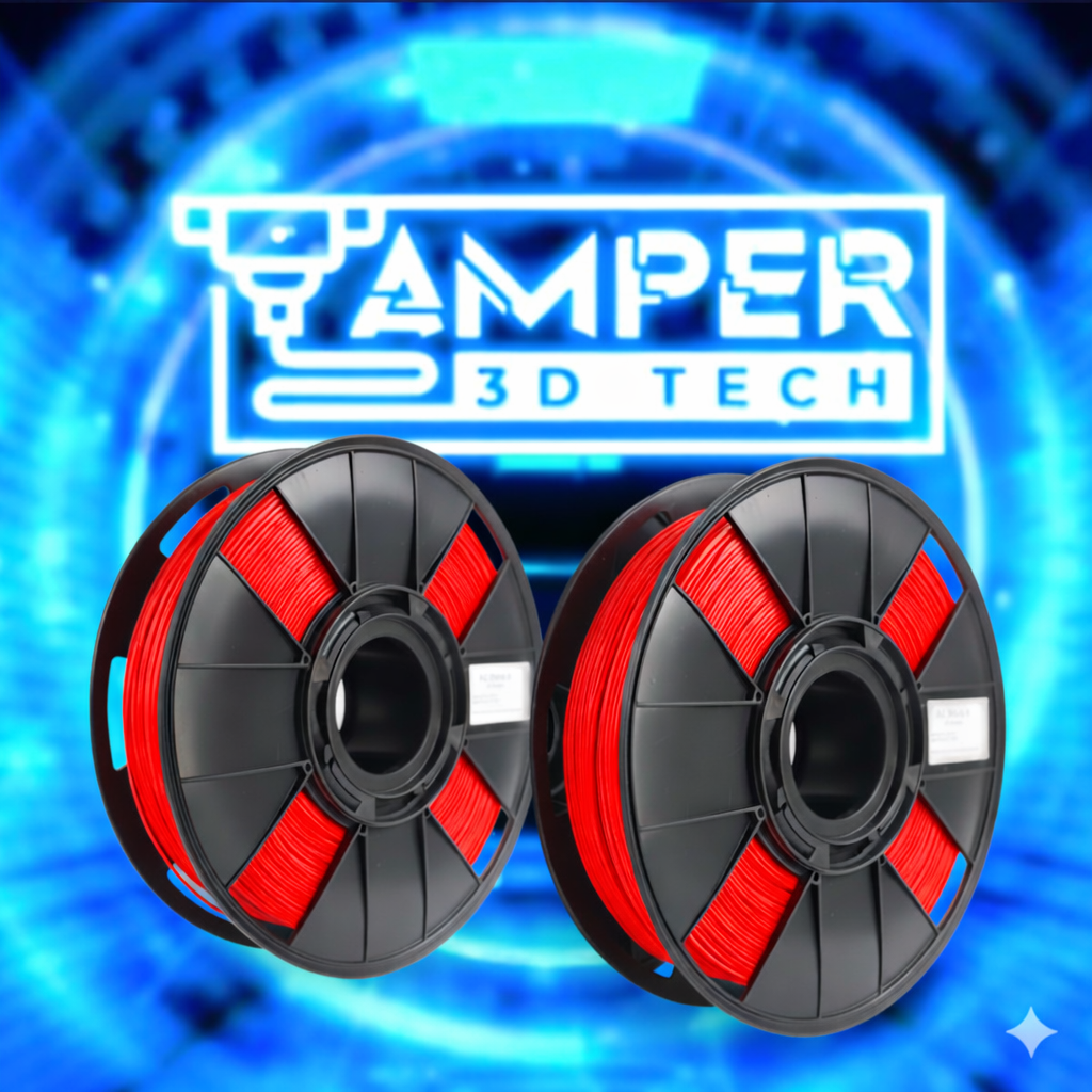 2KG - Filamento ABS Premium 1.75mm AMPER 3D -