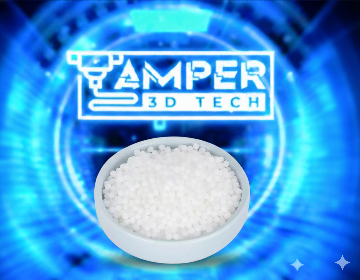 1KG - ABS Premium Virgem GRANULADO (PELLET) - AMPER 3D