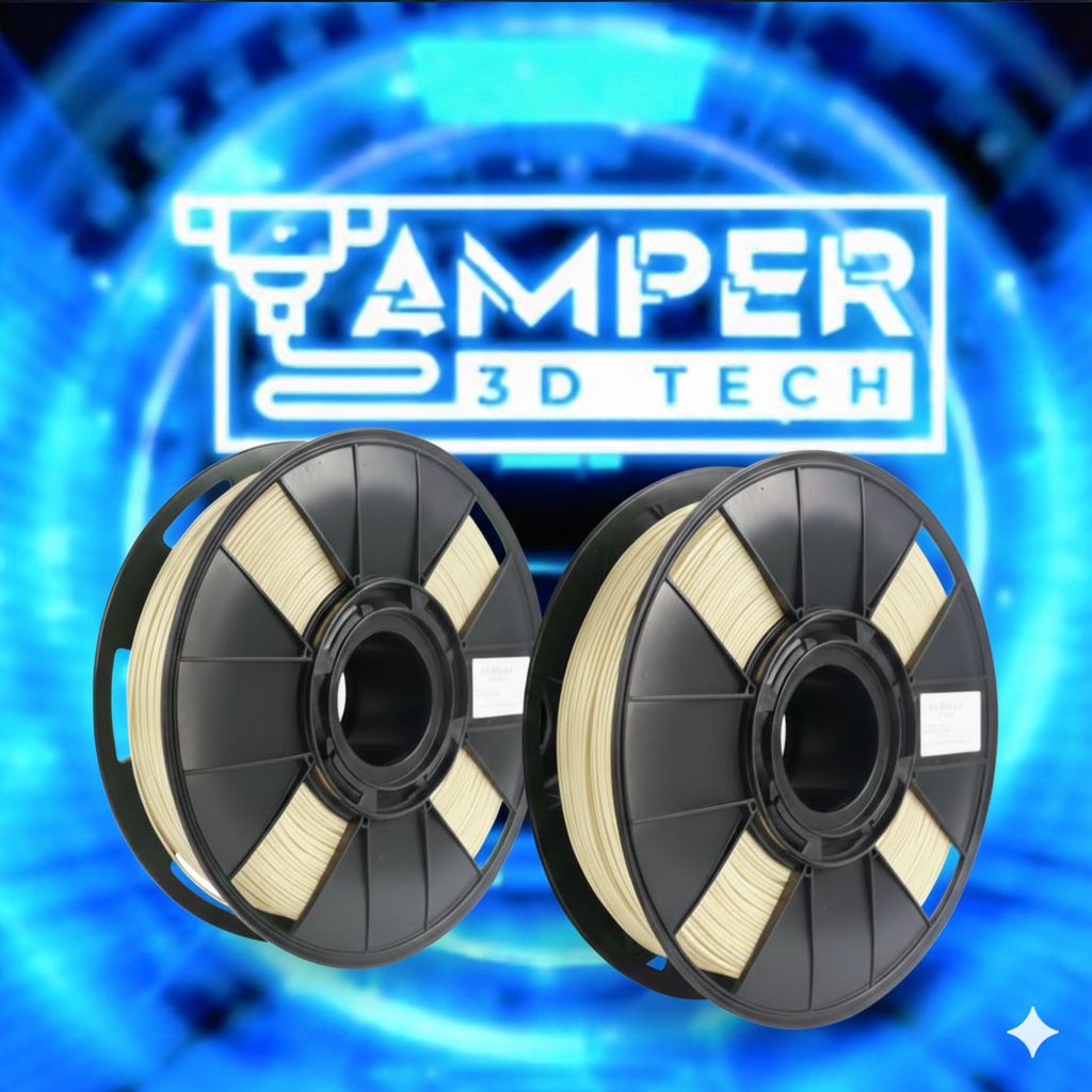 2KG - Filamento ABS Premium 1.75mm AMPER 3D -