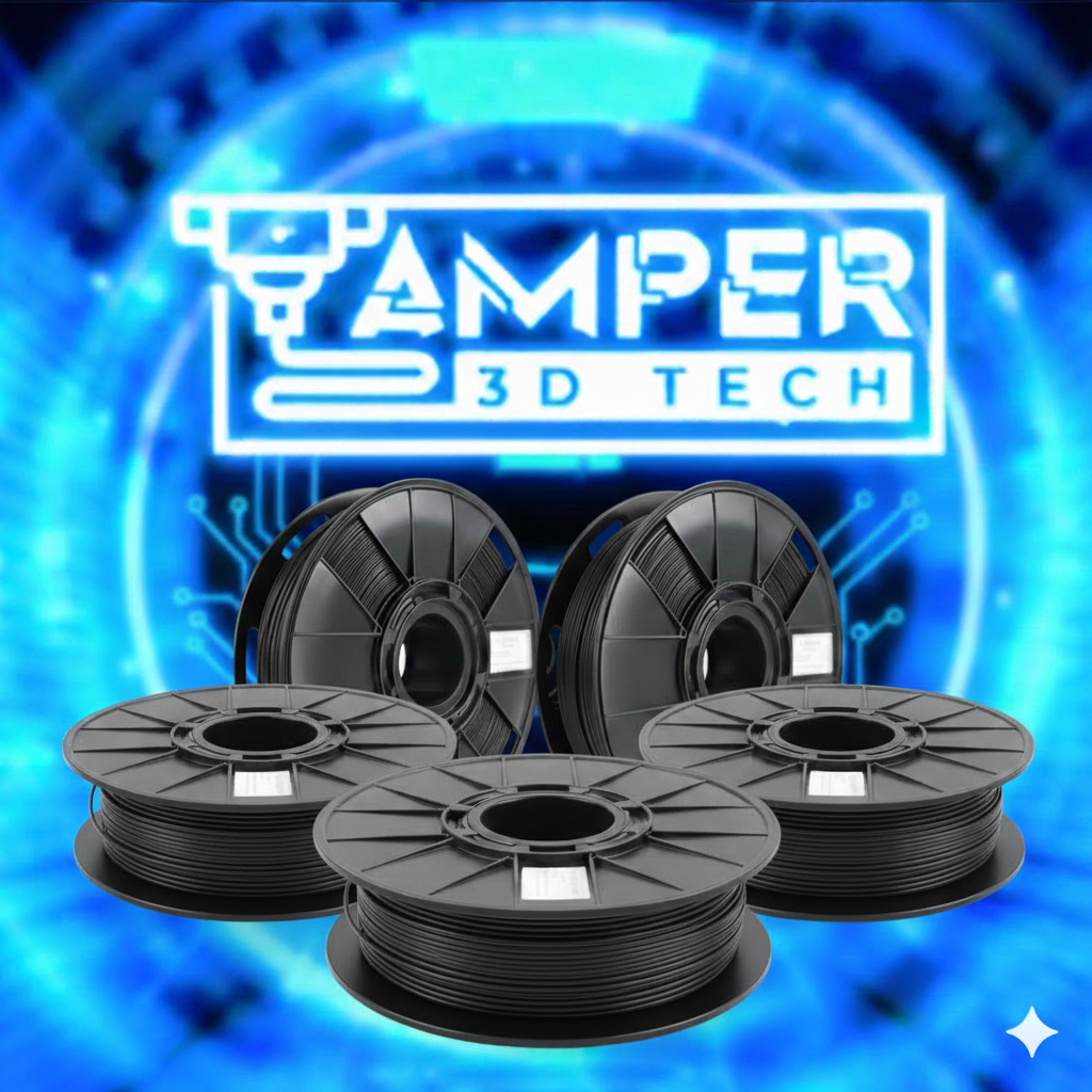 3KG - Filamento ABS Premium 1.75mm AMPER 3D